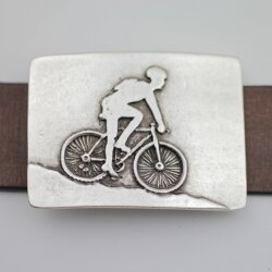 Belt Buckle cyclist, biker, 7,4x5,3 cm