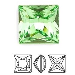 6 mm Princess Square Swarovski Kristall