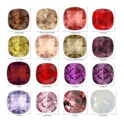 12 mm Cushion Square Swarovski Kristall 4470