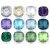 12 mm Cushion Square Swarovski Crystal 4470