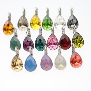 14x10 mm Pearshape Swarovski Kristall