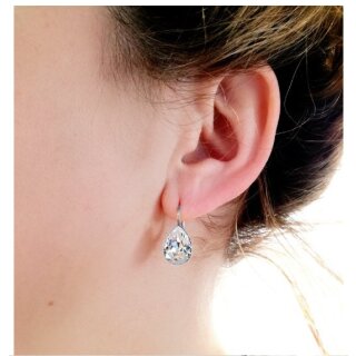 14x10 mm Pearshape Swarovski Kristall