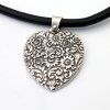 Heart with Flowers Pendant