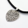 Heart with Flowers Pendant