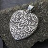 Heart with Flowers Pendant