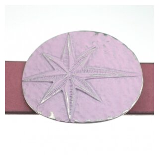 Comet Belt Buckle, lilac, 8,0x6,5 cm