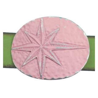 Comet Belt Buckle, pink, 8,0x6,5 cm