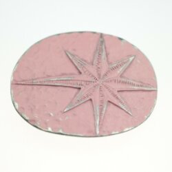 Comet Belt Buckle, pink, 8,0x6,5 cm