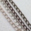 1 Meter Metallkette 8*4 mm