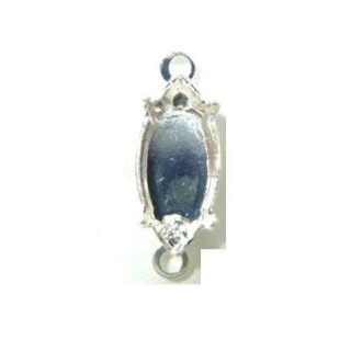 2-Loop Pendants setting for 15x7 mm Navette Swarovski...