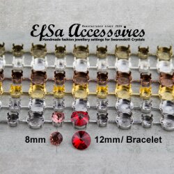 50 cm Kesselkette für Armband für 8 und 12 mm...