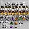 1 m Cupchain for Bracelet for 10 mm Chatons Crystals