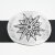 Belt Buckle Setting Christmas Star for Swarovski Stones