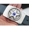 Belt Buckle Setting Star in Circle for Swarovski Stones