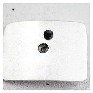 Grtelschnallen Fassung Rechteck fr Swarovski Steine
