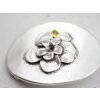 Belt Buckle Setting Bloom on Oval for Swarovski Stones