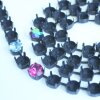 Cupchain Necklace - black- for 8 mm Chatons, Rivoli Crystals, per meter