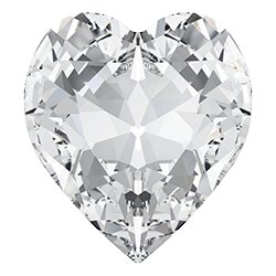 5,5x5 mm Heart Herz Swarovski Kristall