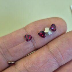 5,5x5 mm Heart Swarovski Crystal 10 pcs