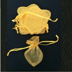 10pcs Heart shaped organza pouches, 8*10 cm Organza Bags,...