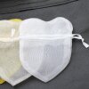 10pcs Heart shaped organza pouches, 8*10 cm Organza Bags, Wedding Favor Bags,Sheer bags,Party Gift Bags, Jewelry Pouch, Drawstring Bags,Candy Bag