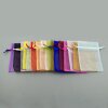 10 Organza pouches uni 10x15 cm