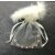 10 Organza pouches with Feather 10x15 cm