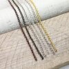 3,5 mm Round Rolo Chain for jewelry making, Gold Chain, Silver Chain, Brass Chain, Antique Coper, Antique Silver Chain, 100 cm