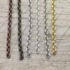 3,5 mm Round Rolo Chain for jewelry making, Gold Chain, Silver Chain, Brass Chain, Antique Coper, Antique Silver Chain, 100 cm