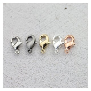20 Schmuck Karabiner 10 mm
