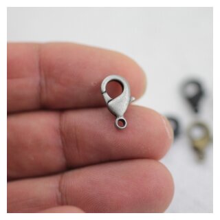 10 Schmuck Karabiner 14 mm