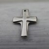 10 Kreuz Anhänger 19x15 mm, altsilber