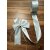 SATIN RIBBON 25 m x 6 mm gift cord, gift ribbon, dobble sided, white