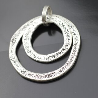 Doppelkreis, zwei Kreise Anhnger, 62 mm