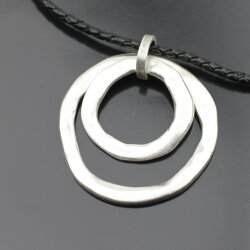 double circles pendant, 62 mm