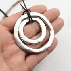 double circles pendant, 62 mm