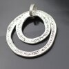 double circles pendant, 62 mm