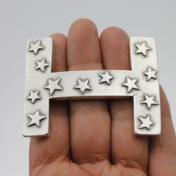 Sterne Gürtelschnalle, 7,3x5,8 cm