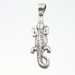 Krokodil Alligator Anhänger 6,0*1,9 cm