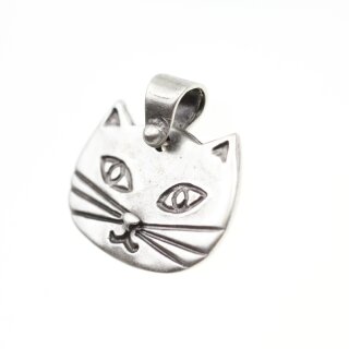 Katzenkopf Anhnger Miau 3,7*2,5 cm