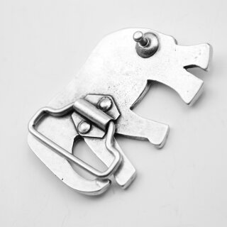 Elefant Grtelschnalle, 8,0x5,5 cm