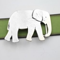 Gürtelschnalle Elefant, 8,0x5,5 cm