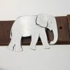 Belt Buckle Elephant, 8,0x5,5 cm