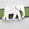 Belt Buckle Elephant, 8,0x5,5 cm