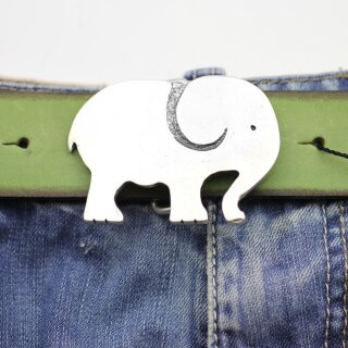 Belt Buckle Elephant, 7,5x5,5 cm