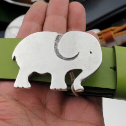 Belt Buckle Elephant, 7,5x5,5 cm