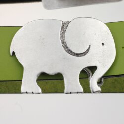 Belt Buckle Elephant, 7,5x5,5 cm