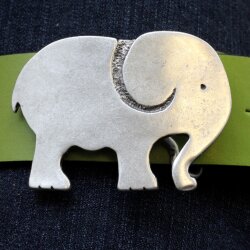 Belt Buckle Elephant, 7,5x5,5 cm