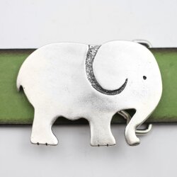 Elefant Gürtelschnalle, 7,5x5,5 cm