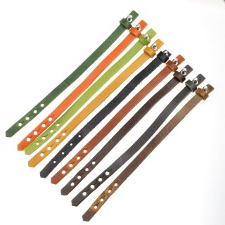 Lederarmband Cognac Braun - fr Schiebeperlen